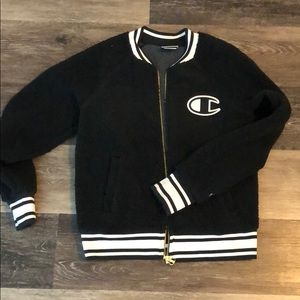Champion Varsity Bomber Jacket.